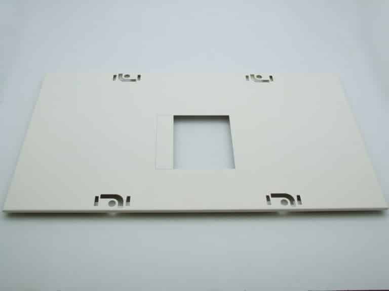 03253 – Plastron pour NSX250 vertical fixe, commande maneton-rotative L = 250 mm