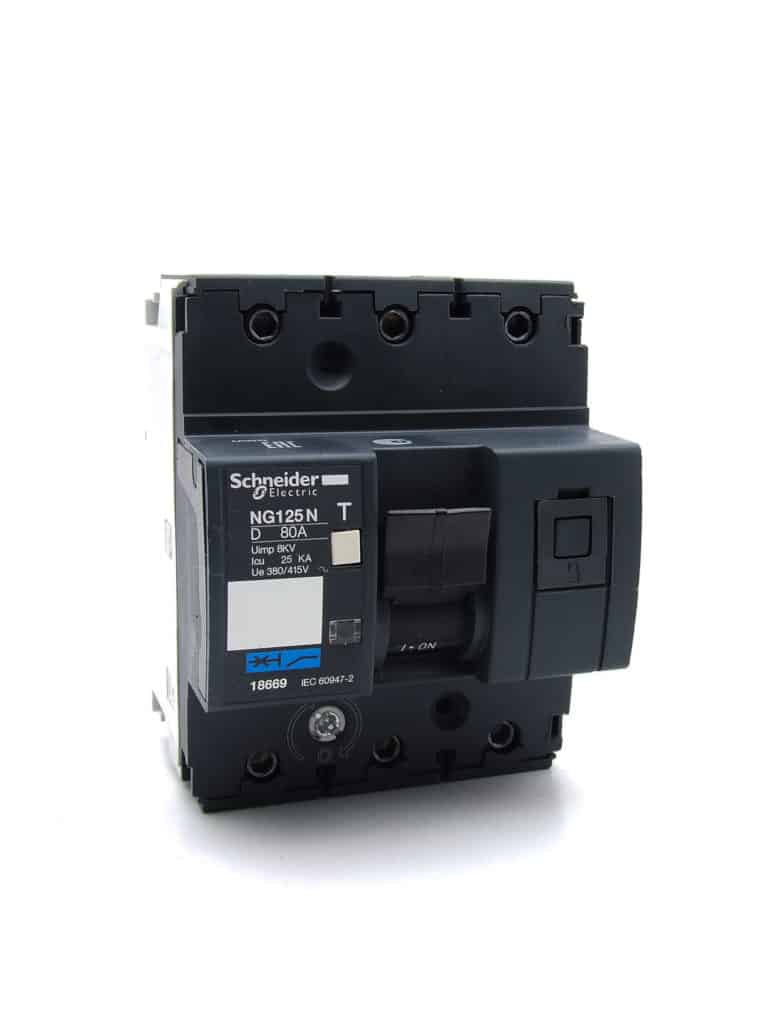 18669 – Multi9 NG125N – disjoncteur modulaire – 3P – 80A – courbe D