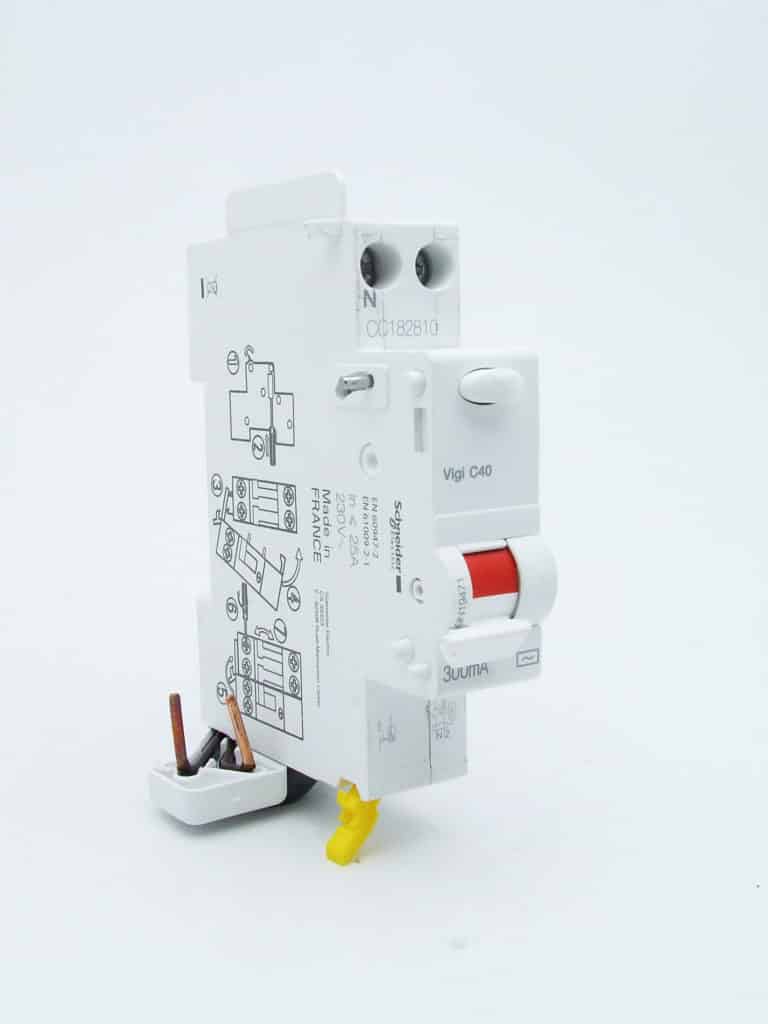A9N21481 – ProDis Vigi TG40 – bloc différentiel 1P+N 25A 300mA instantané type AC 230Vca