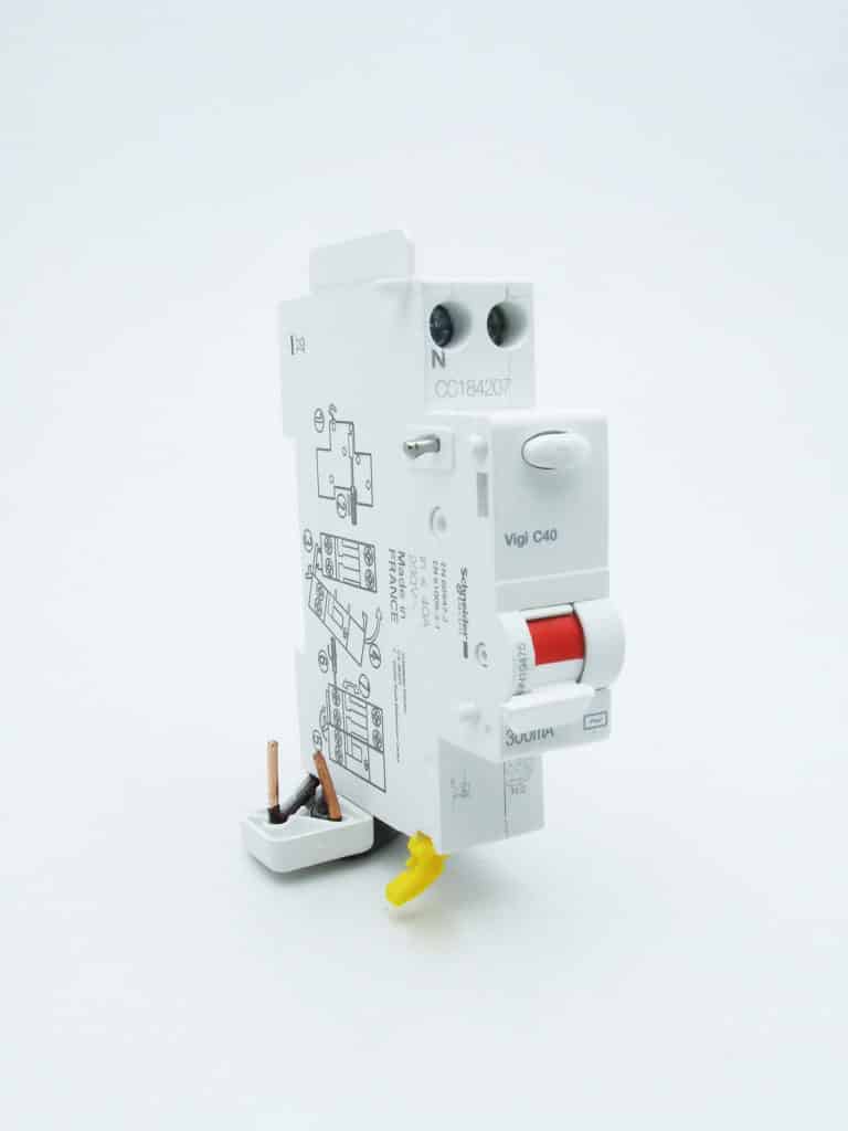 A9N21483 – ProDis Vigi TG40 – bloc différentiel 1P+N 40A 300mA instantané type AC 230Vca