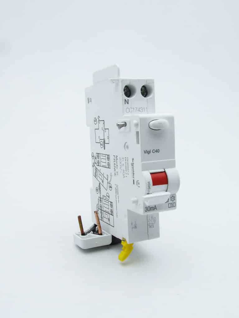 A9N21486 – ProDis Vigi TG40 si – bloc différentiel 1P+N 40A 30mA instantané type A 230Vca