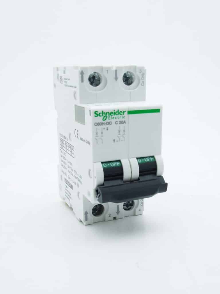A9N61532 – Acti9 C60H-DC – disjoncteur modulaire – 2P – 20A – C curve
