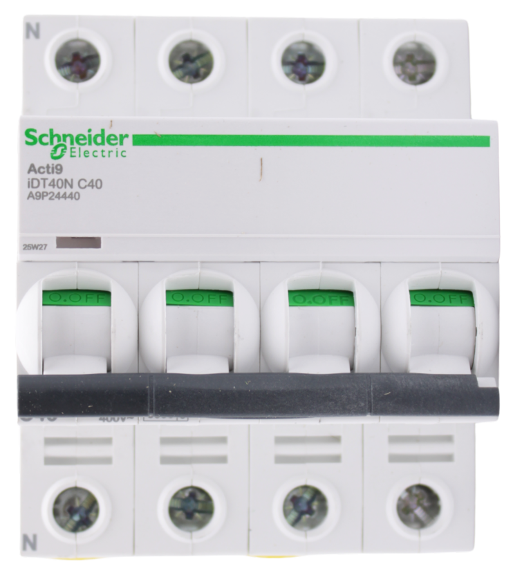 A9P24440 – iDT40N – disjoncteur modulaire – 4P – 40A – courbe C- 6000A/10kA