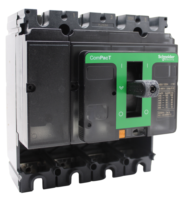 C16H4 – ComPacT NSX160H – Bloc de coupure sans déclencheur – 160A – 4P – 70kA – fixe