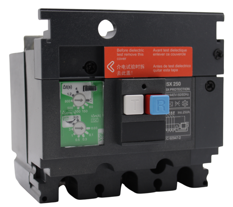 LV429492 – ComPacT VigiPacT NSX – bloc vigi – 3P – seuil 0,03 à 30A – 200/440Vca pr NSX250