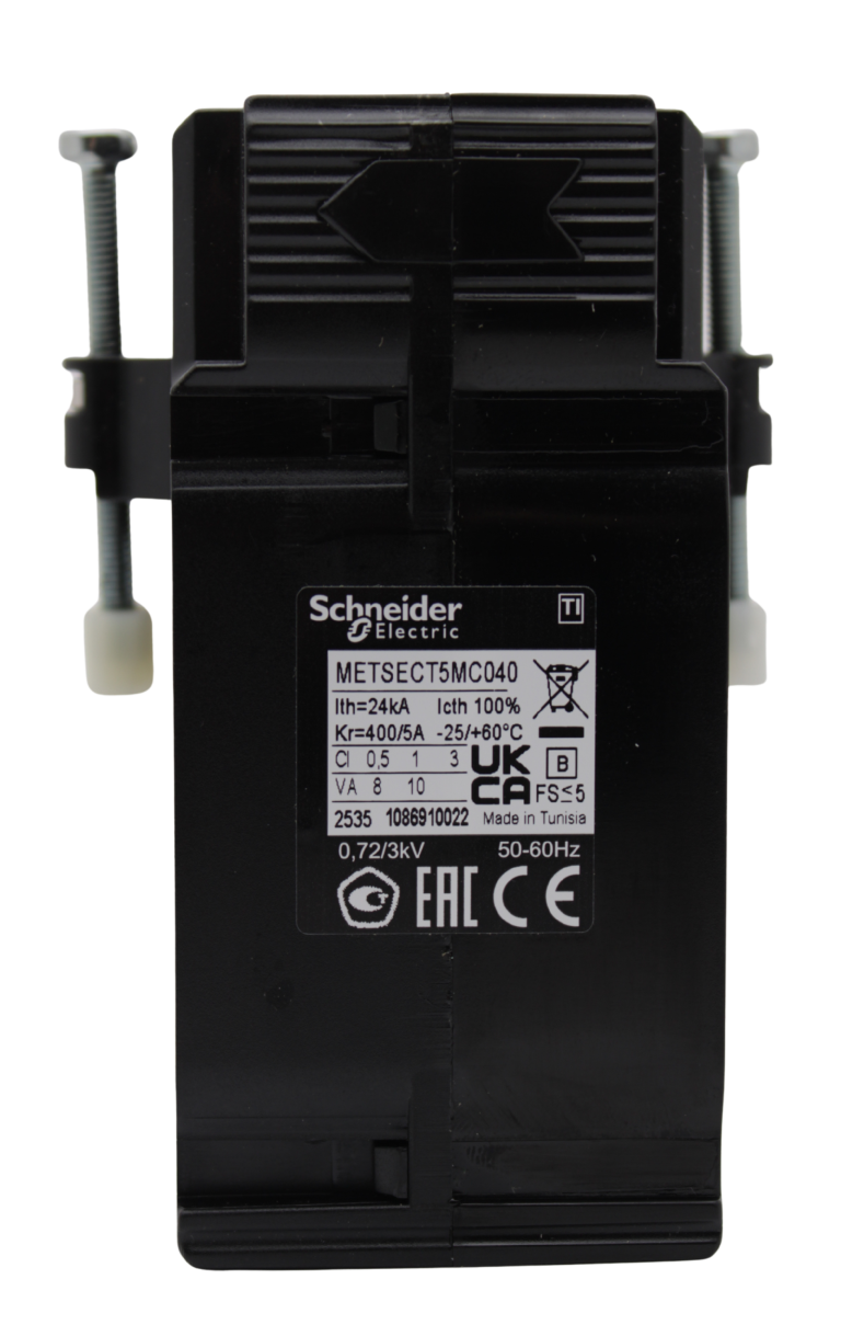 PowerLogic – transformateur d&rsquo;intensité – DIN 400/5A – barre 10×40 20×32 25×25 – METSECT5MC040