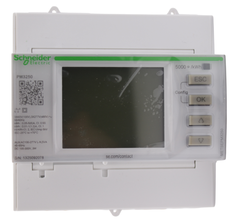 PowerLogic – centrale de mesure – PM3250 – modulaire – Modbus – METSEPM3250