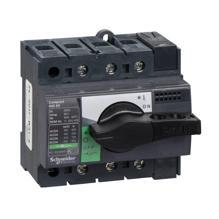 interrupteursectionneur Interpact INS80 3P 80 A