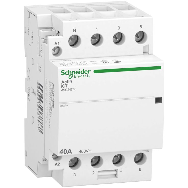 A9 iDT40 CT – contacteur TDG- 40A 3P+N 4NO 230/240VAC 50HZ