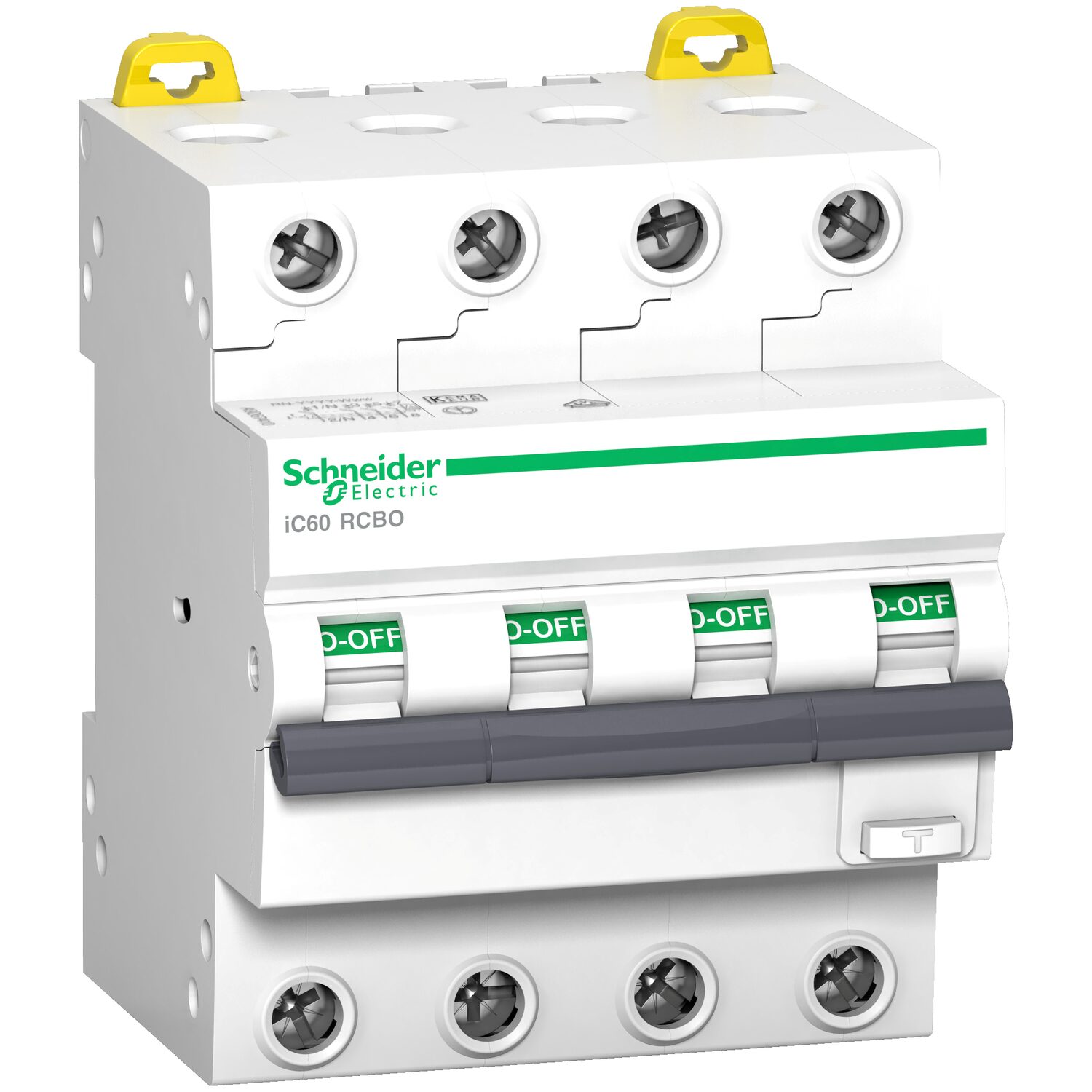 A9 iC60 RCBO - Disj Diff - 4P - 32A - 30mA - C - 6kA - type AC