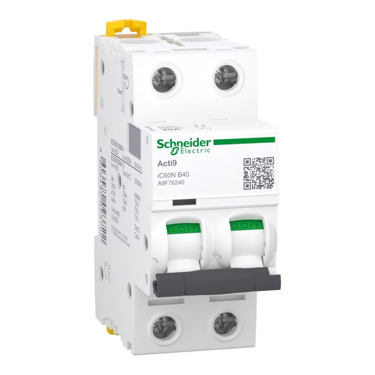 Acti9, iC60N disjoncteur 2P 40A courbe B