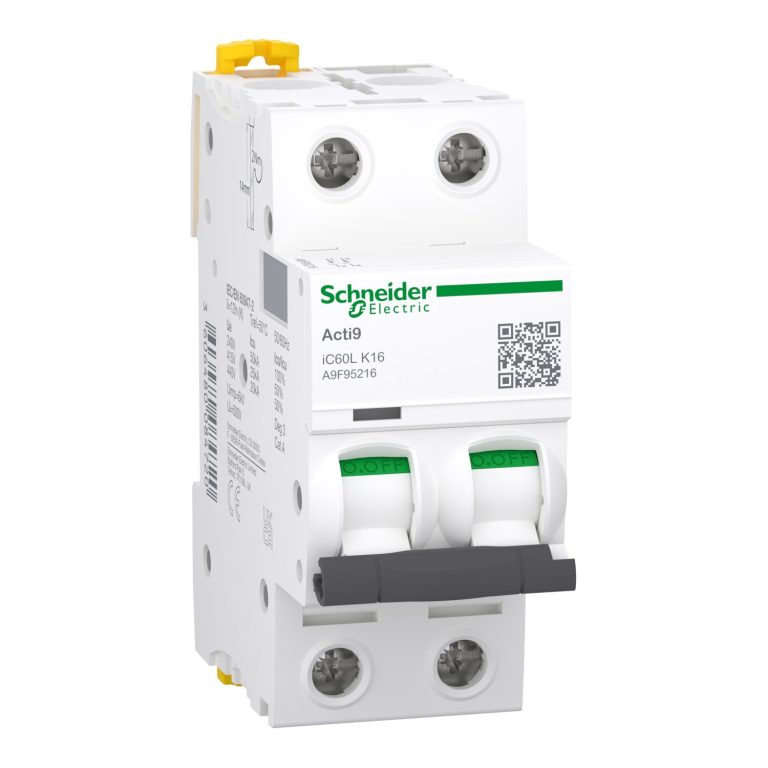 Acti9, iC60L disjoncteur 2P 16A courbe K