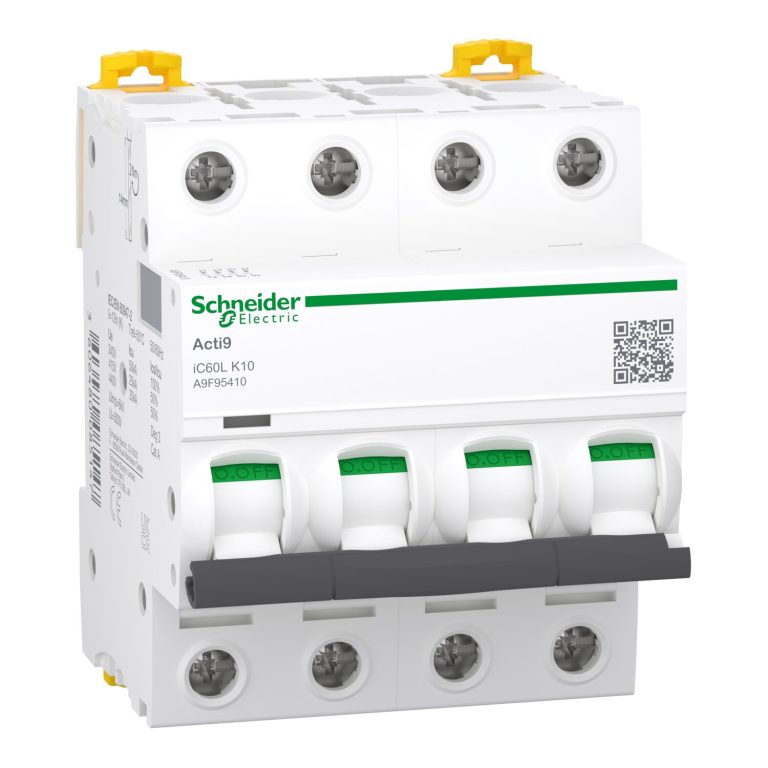 Acti9, iC60L disjoncteur 4P 10A courbe K