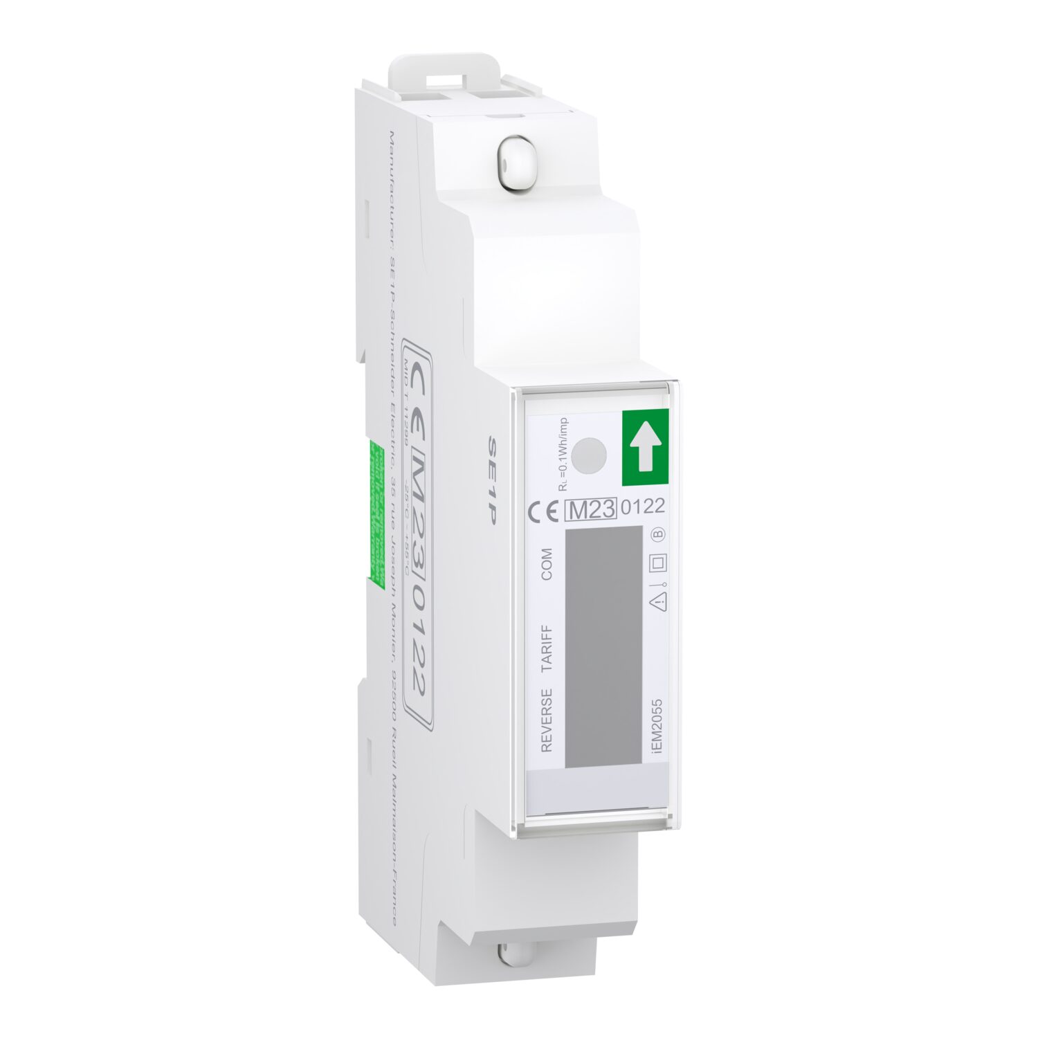 A9 iEM - Cptd'energie mono - 230V - 45A - afficheur Modbus - MID