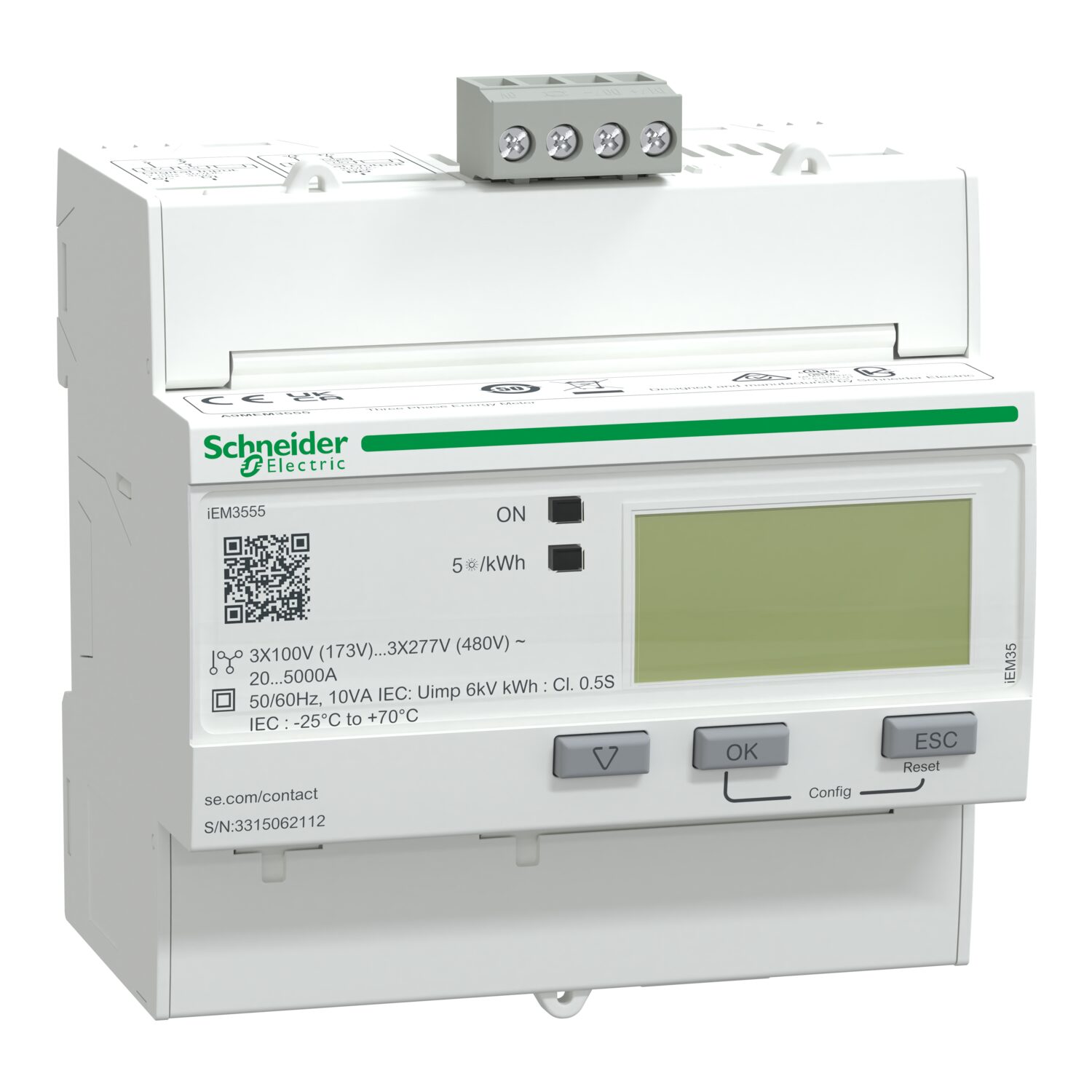 A9 iEM - Cpttri TI souples U018 - multitarif - alarme kW - Modbus