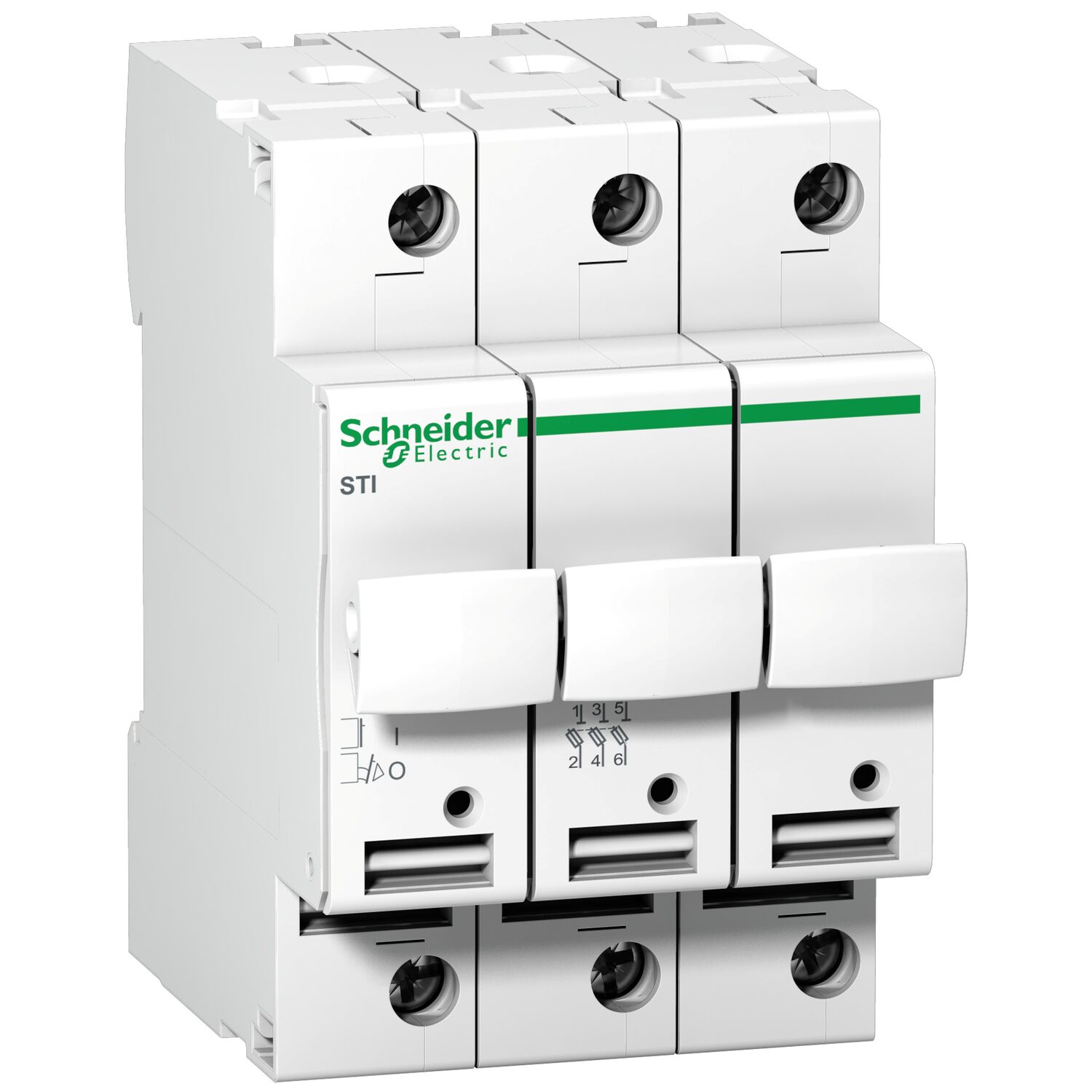 A9 STI - modul fusible à tiroir - 3P - 25A - pour fusible 10.3x38mm