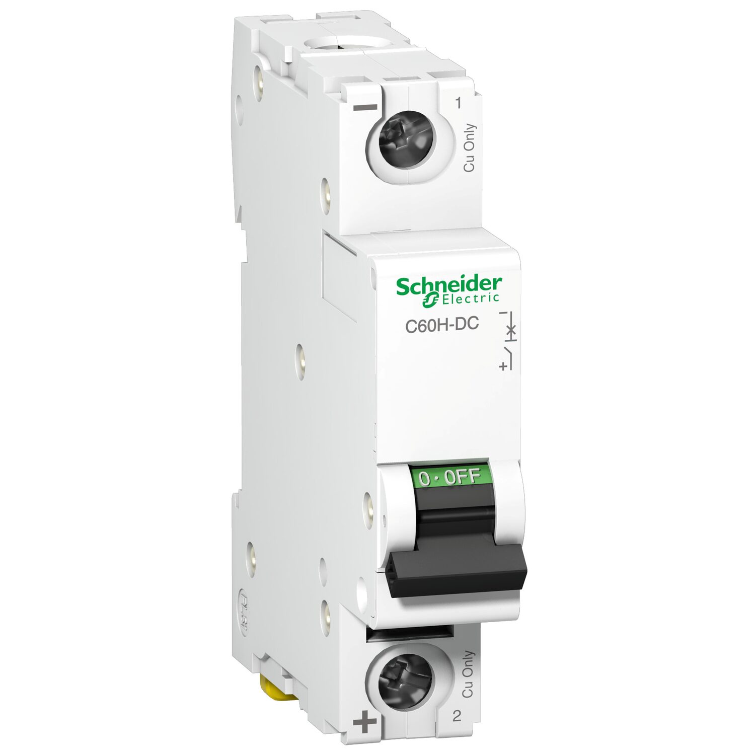 Acti9 C60H-DC - disjoncteur modulaire - 1P - 50A - C curve