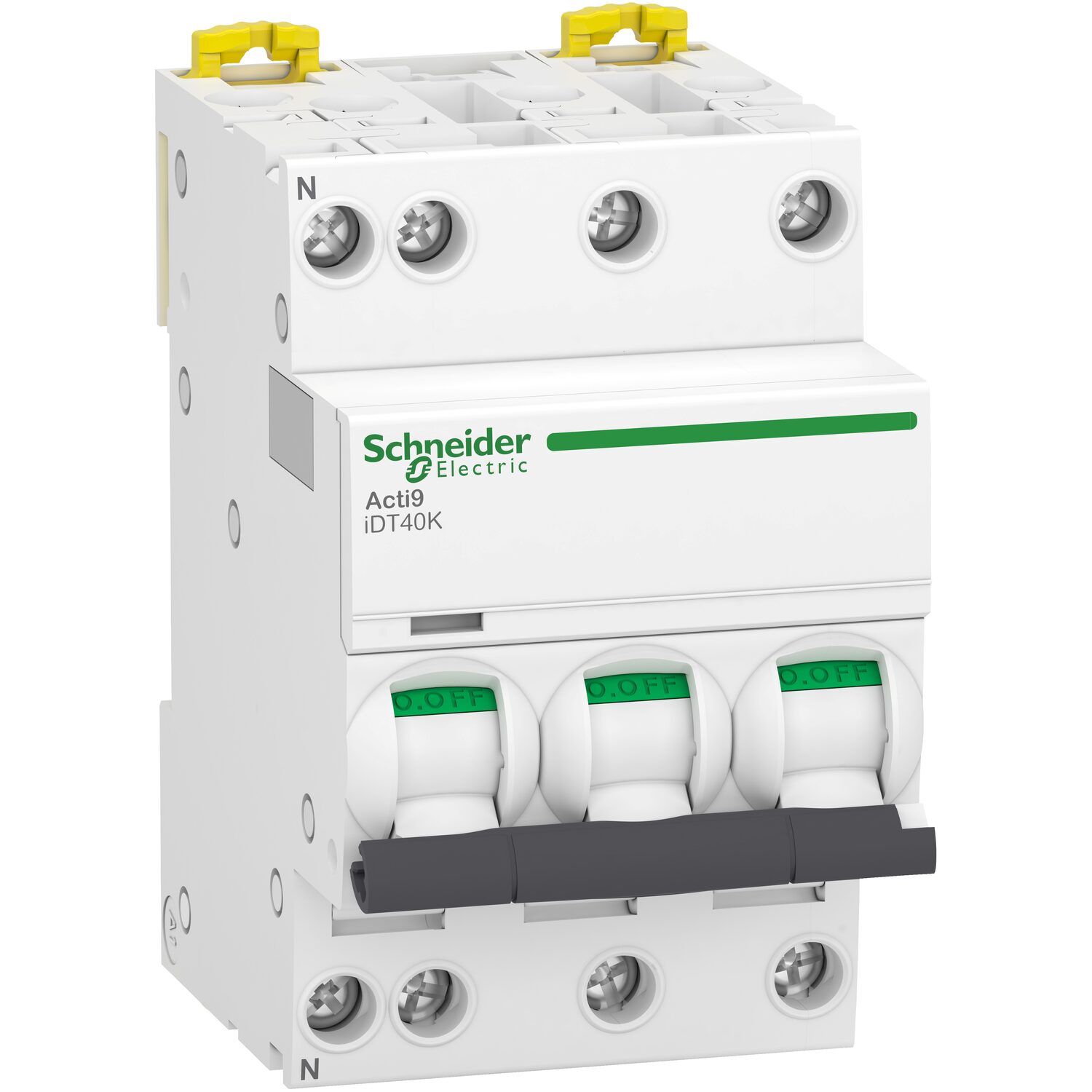 A9 iC40 - disjoncteur modulaire - 3P+N - 40A - Crb C - 4,5/6kA
