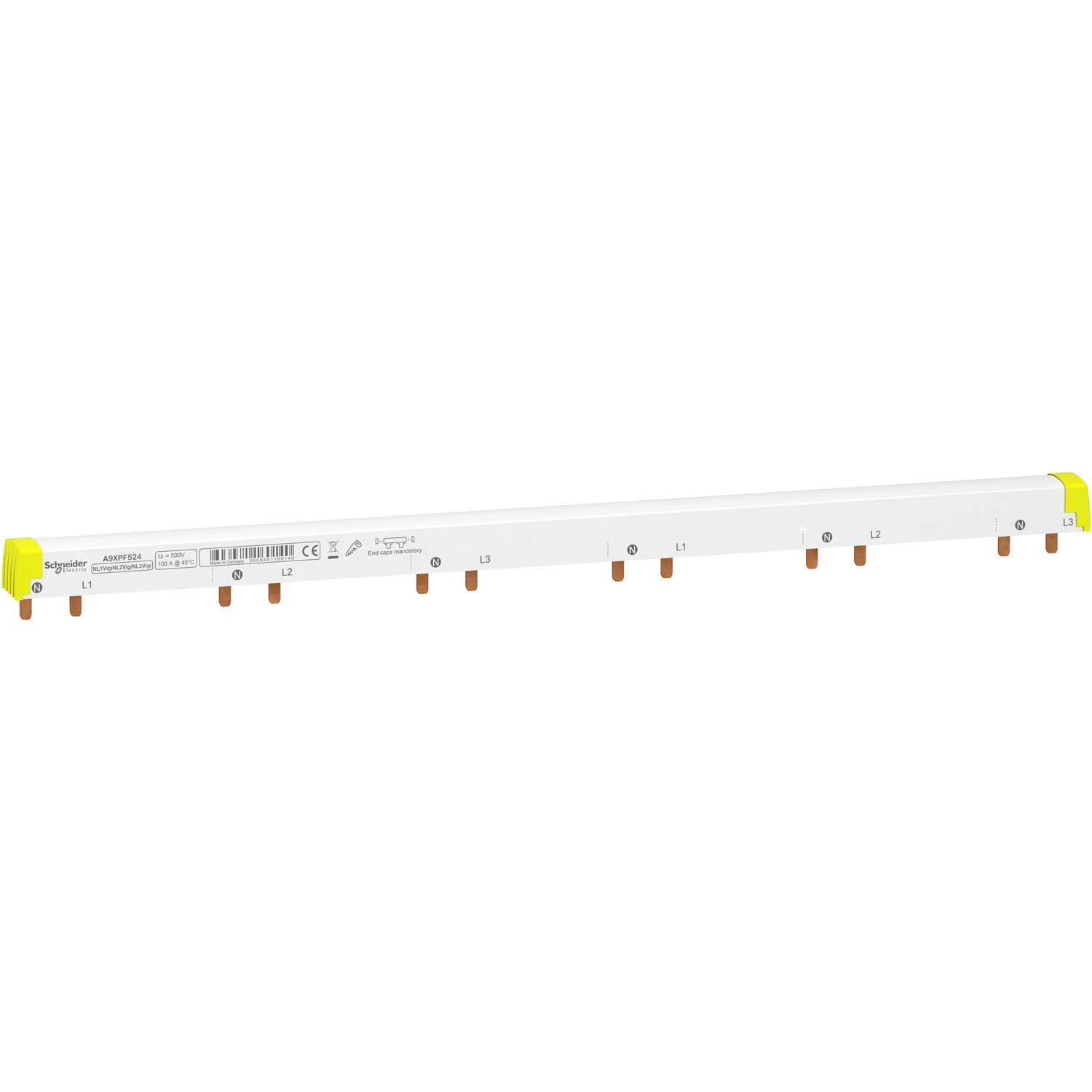 A9 iC60 - peigne à dents - 100A -pour iC60+vigi 40 et 63A - 24M de18mm