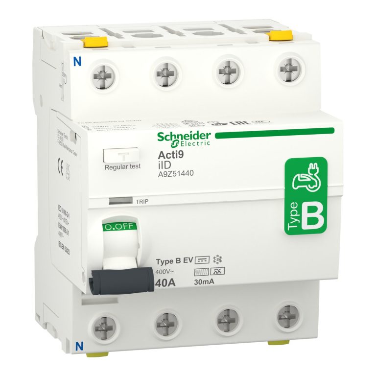 A9 iID – ID – 4P – 40A – 30mA – type B – EV – 400V
