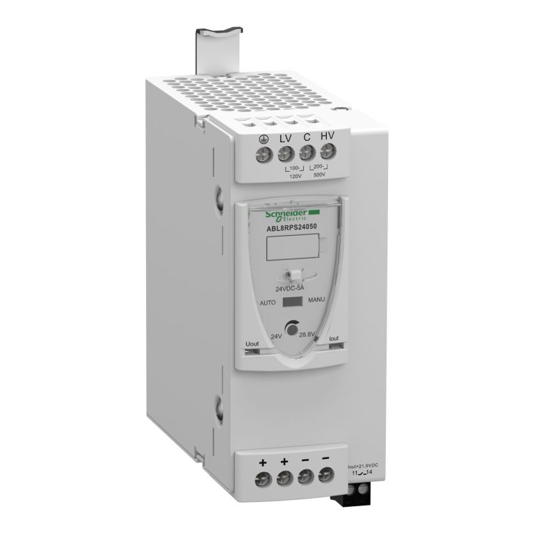 pho ABL8 – alim à découpage – 5A – 200 à 500V mono/biphasé – 24Vcc
