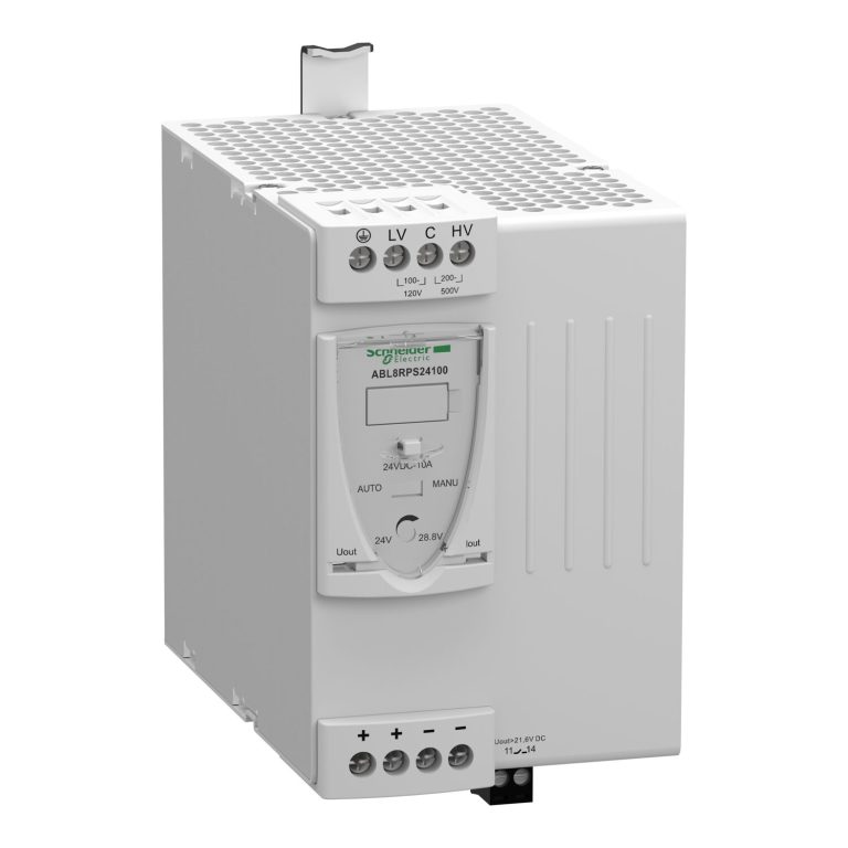 pho ABL8 – alim à découpage – 10A – 200 à 500V mono/biphasé – 24Vcc