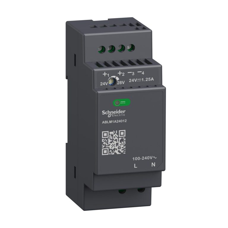 Modicon ABL- alim à découpage – 1,2A – 100à240Vca mono/biphasé – 24Vcc