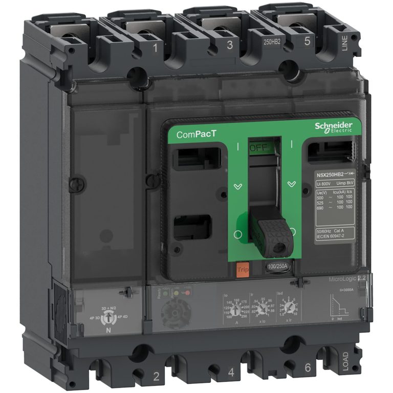 ComPacT NSX160F – Disj – Micro 2.2 160A – 4P4D – 36kA – montage fixe