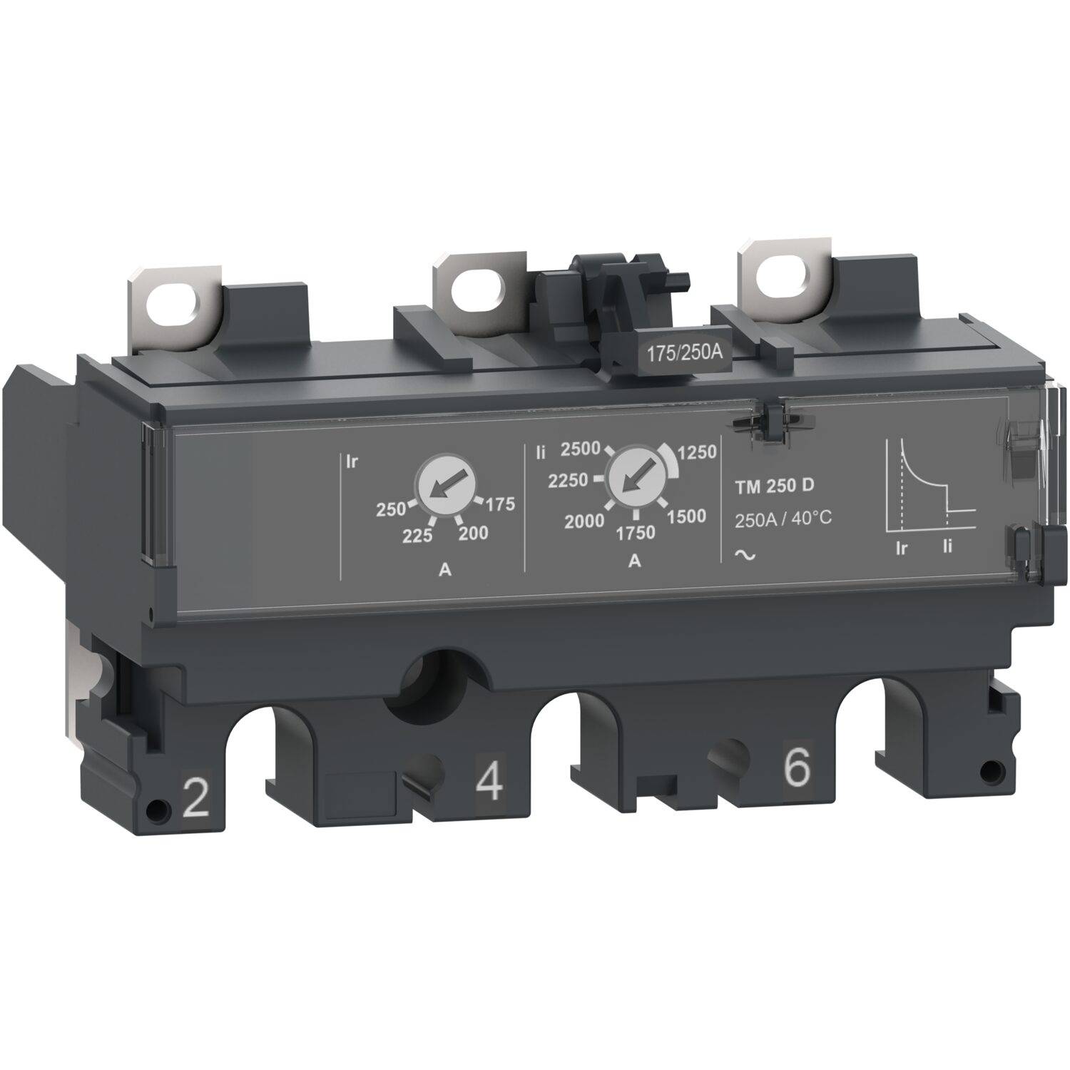 ComPacT NSX - décl thermique-magnétique - TM-D 200A - 3P3D pour NSX250