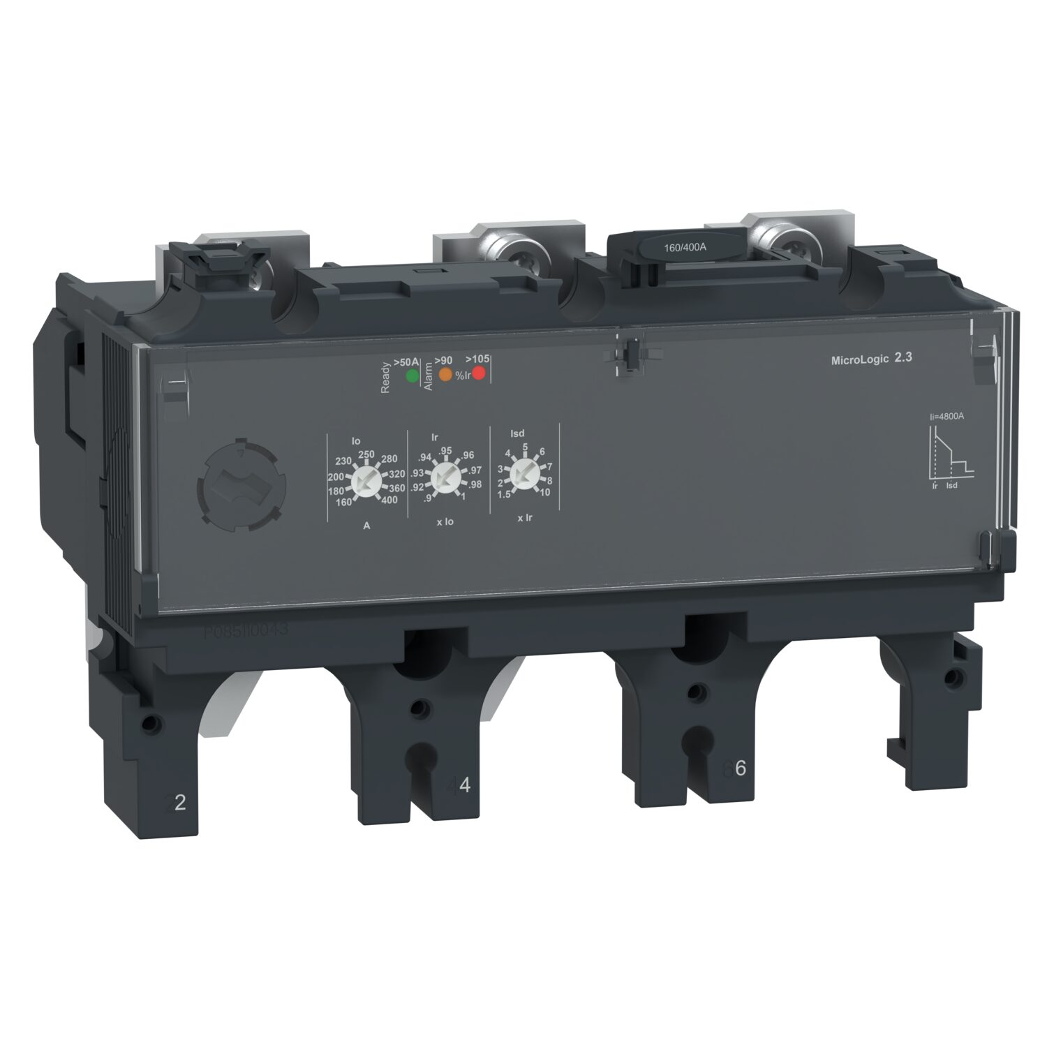 ComPacT NSX - déclencheur MicroLogic 2.3 400A - 3P3D pour NSX400-630