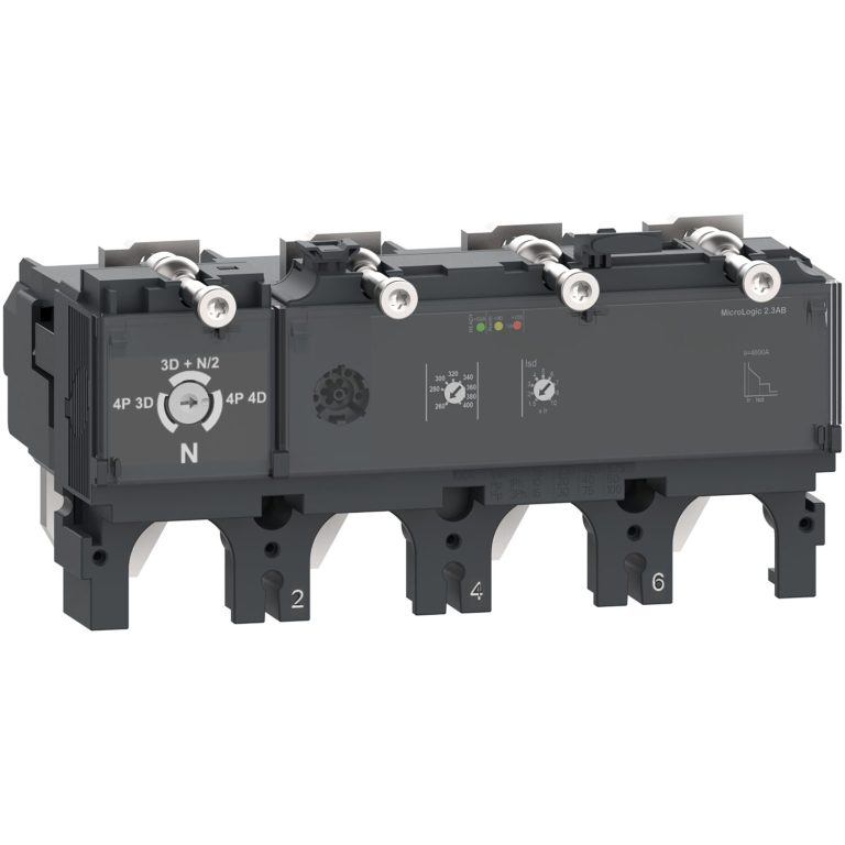 ComPacT NSX – déclencheur Micro 2.3 AB 400A – 4P4D pour NSX400-630