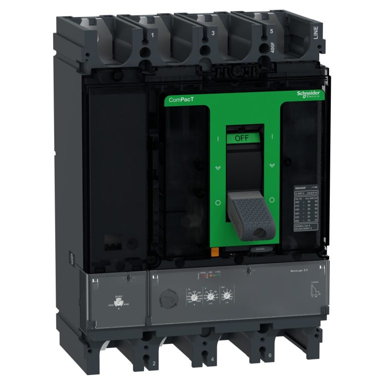 ComPacT NSX400F – Disj – MicroLogic 2.3 400A – 4P4D – 36kA – fixe