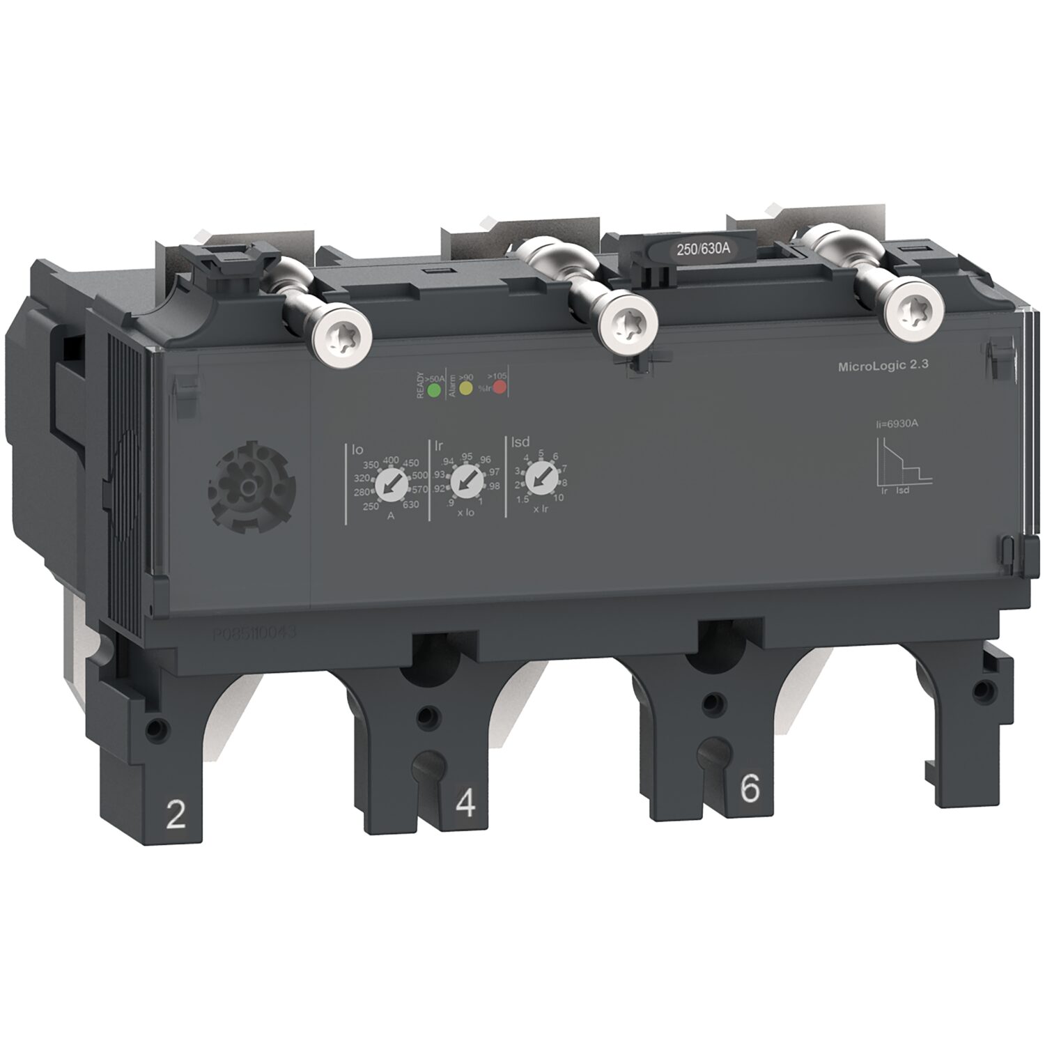 ComPacT NSX - déclencheur MicroLogic 2.3 630A - 3P3D pour NSX630