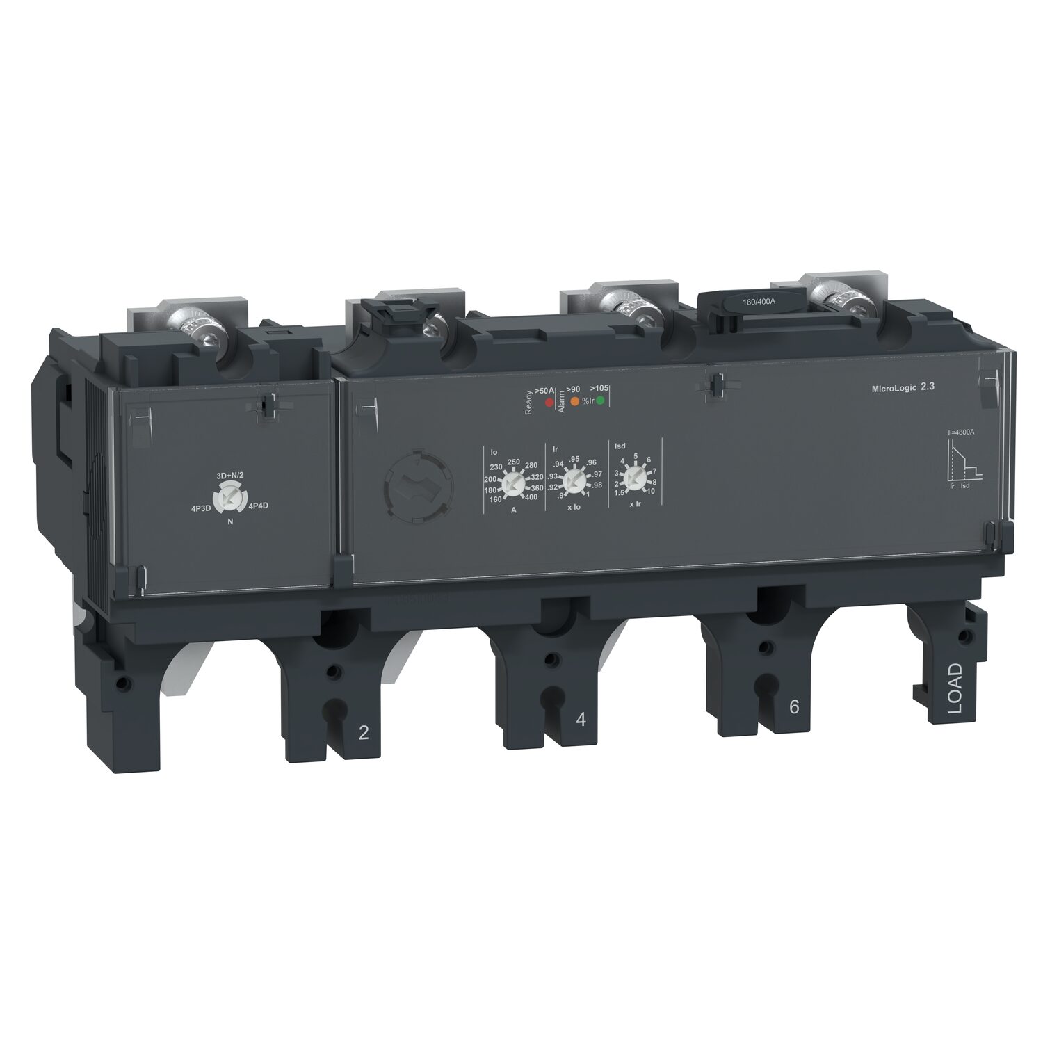 ComPacT NSX - déclencheur MicroLogic 2.3 630A - 4P4D pour NSX630