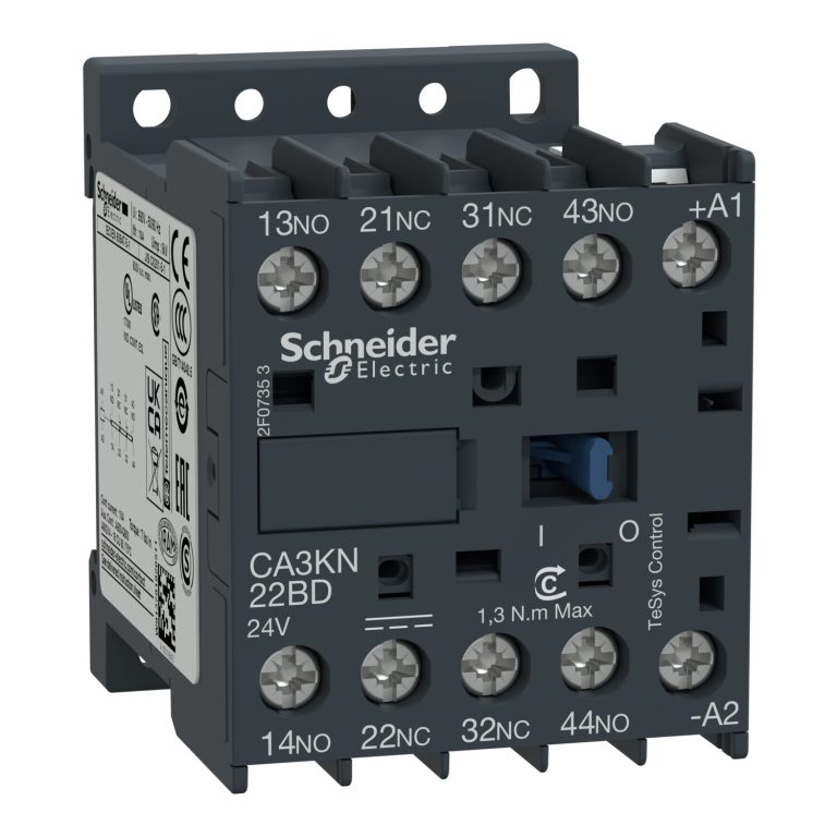 TeSys CA3K – contacteur – 2F+2O – instantané – 10A – 24Vcc
