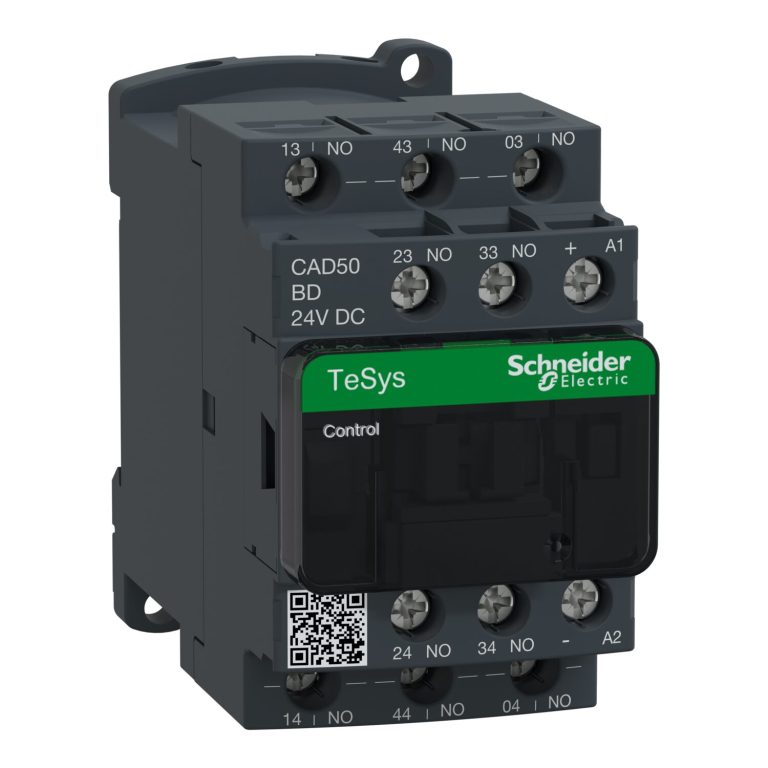 TeSys CAD50 – contacteur – 5F+0O – instantané – 10A – 24Vcc