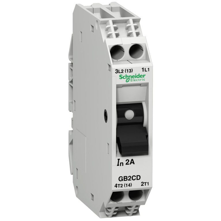 TeSys GB2-CD – disjoncteur pour circuit de contrôle – 4A – 1P+N – 1d