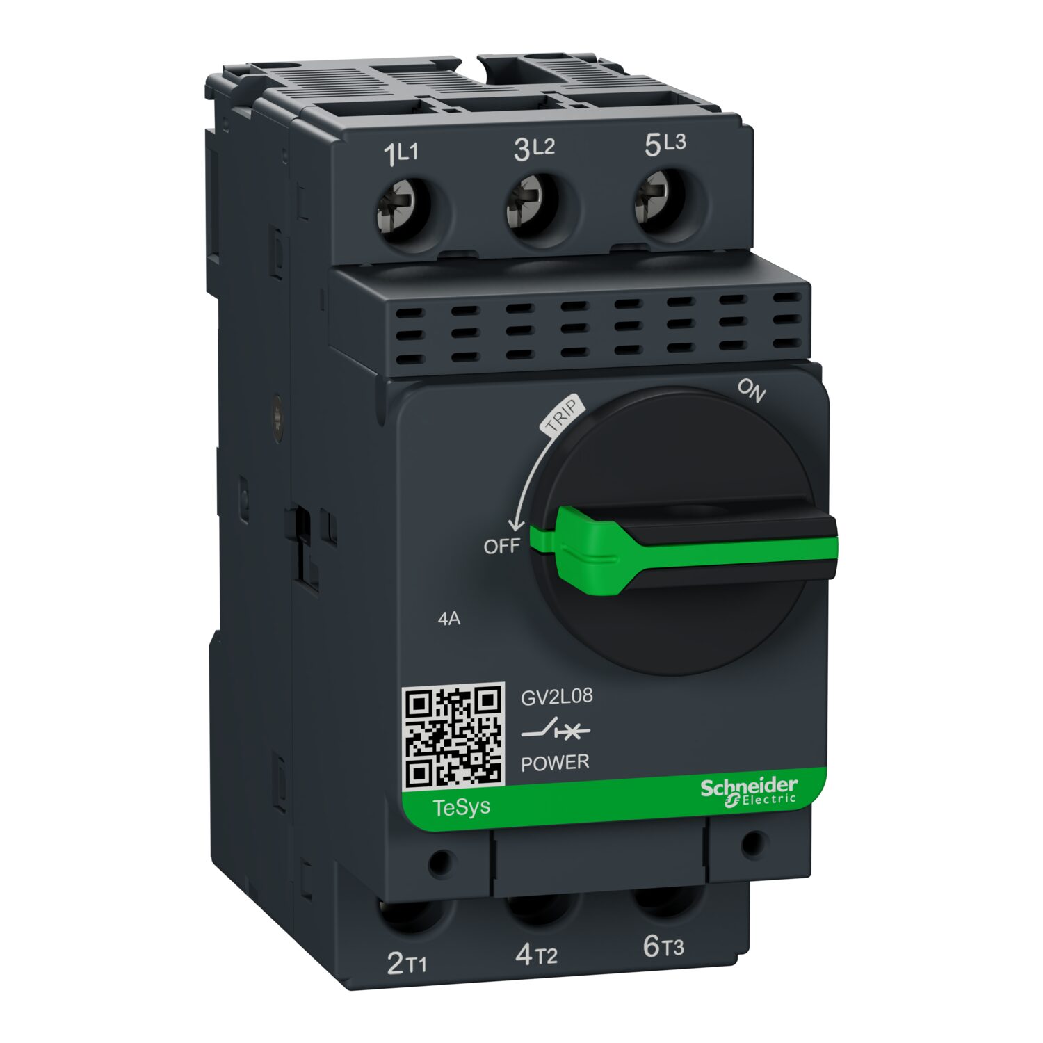 TeSys GV2L - Disj moteur - 2,5A - 3P 3d - déclencheur magnétique