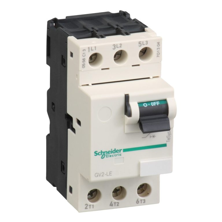 TeSys GV2LE – Disj moteur – 6,3A – 3P 3d – déclencheur magnétique
