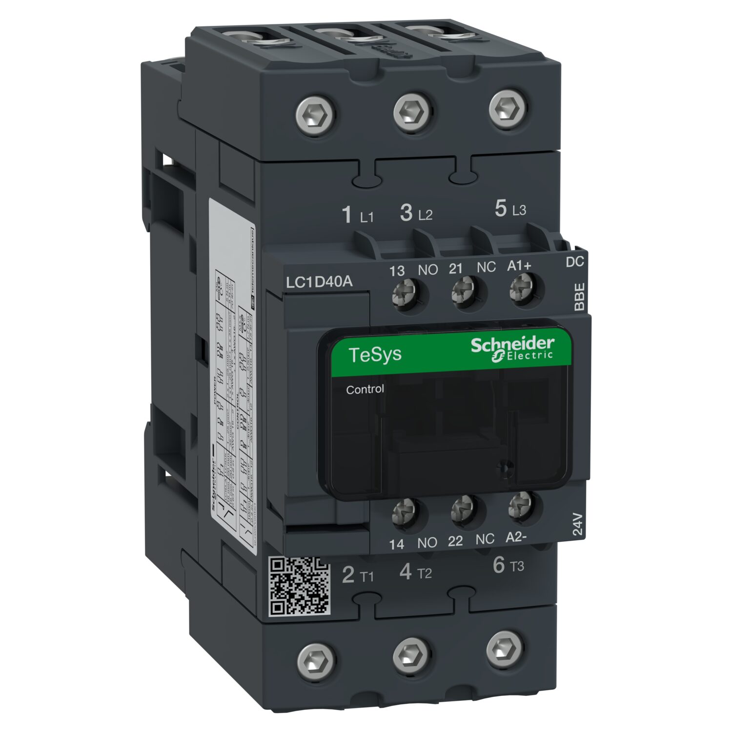 TeSys D - contacteur - 3P(3NO) - AC3 - <= 440V 40A - 24Vcc - Everlink