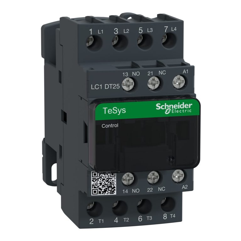TeSys LC1D – contacteur – 4P – AC-1 440V – 25A – bobine 24Vca