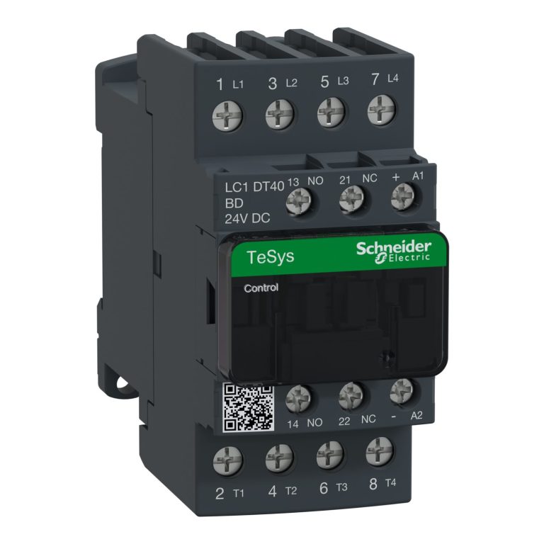 TeSys LC1D – contacteur – 4P – AC-1 440V – 40A – bobine 24Vcc