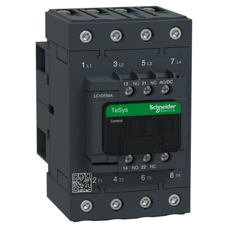 TeSys D Green – ct 4P (4NO) 66A – 24/60VCA/CC – basse conso – vis