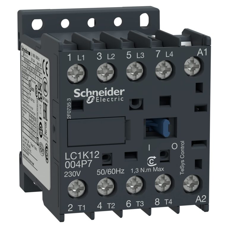 TeSys LC1K – contacteur – 4P – AC-1 440V – 20A – bobine 230Vca
