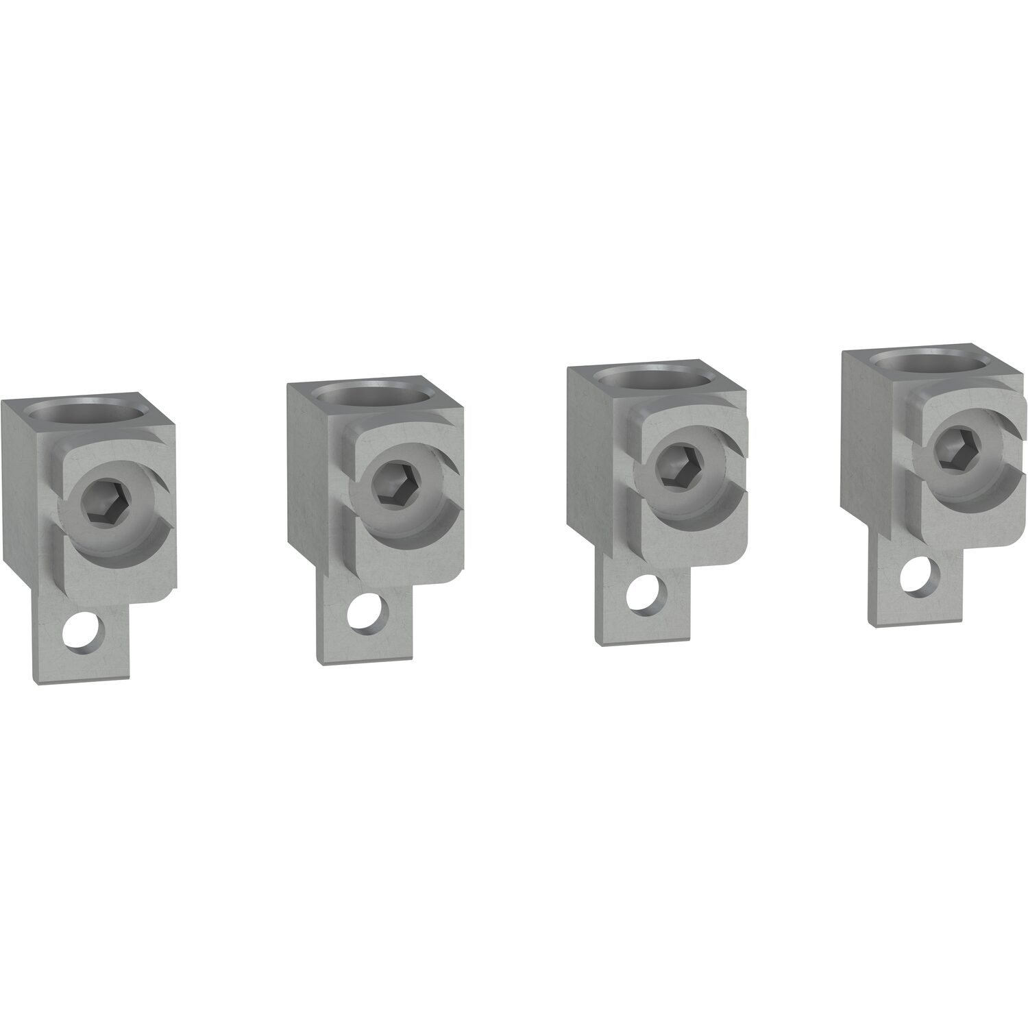 Cpact NSX INS/INV - lot 4 bornes alu <=250A - pour câbles 120 à 240mm²