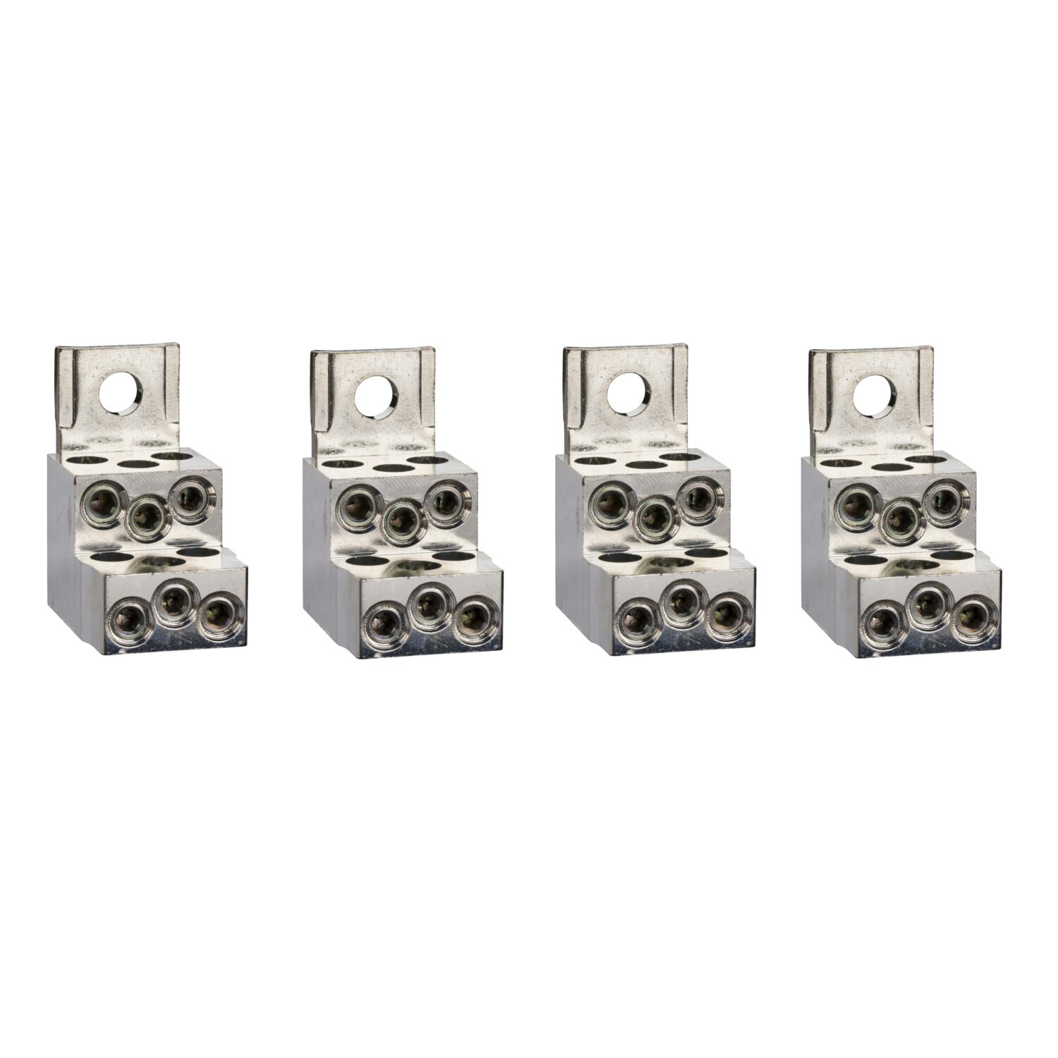 Cpact NSX250 - 4 bornes pour 6 câbles 1,5 à 35mm² et séparateur de phs