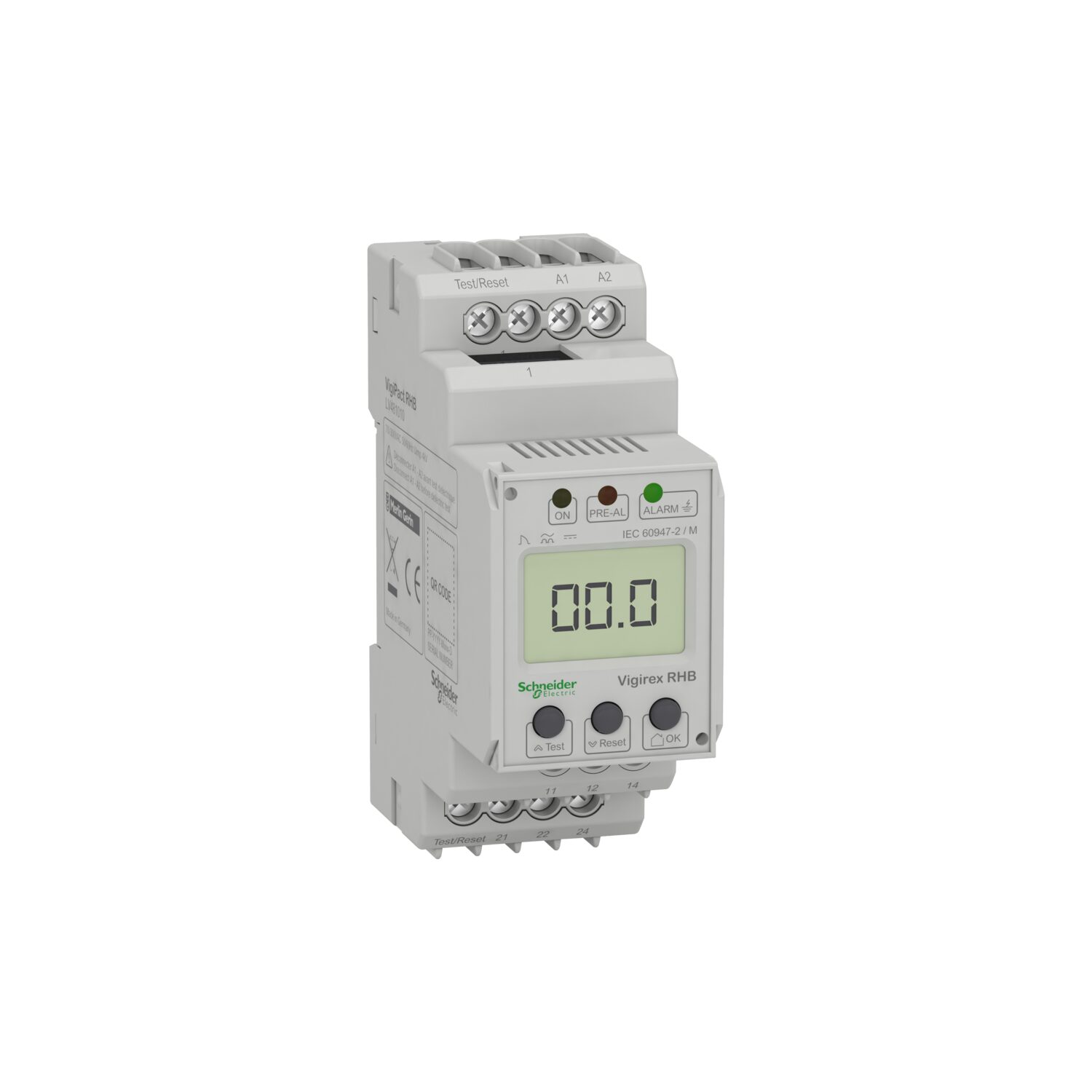 VigiPacT RHB - relais Diff type B - 0,03 à 30A -110/130V CA - rail DIN