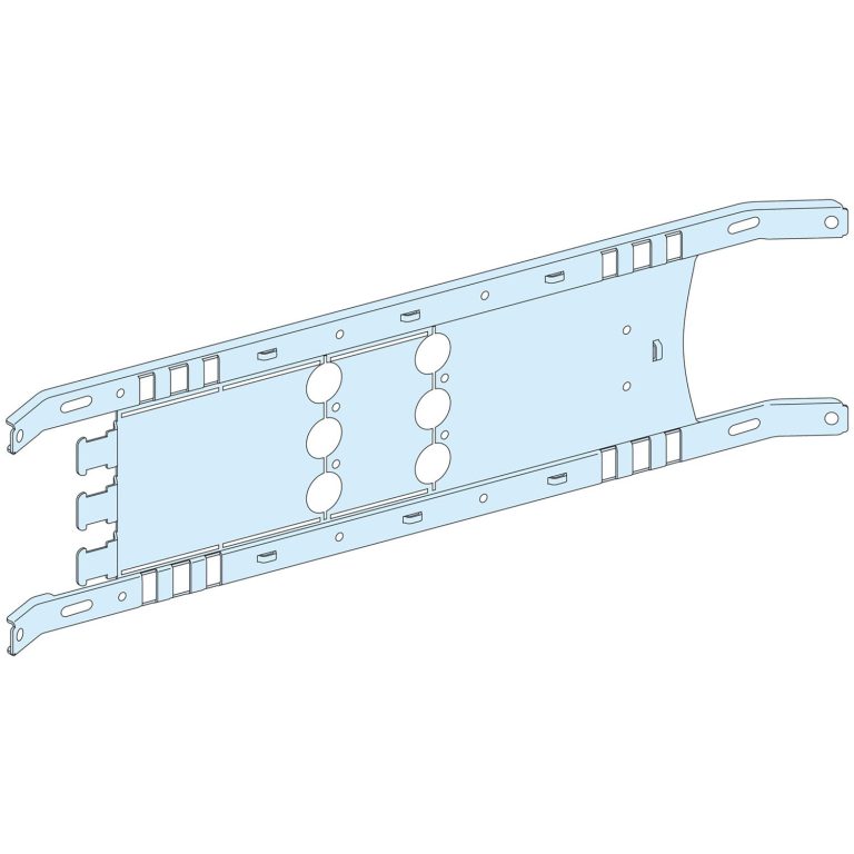 PrismaSeT PAct- Platine NSX100-250 – fixe – 3P horiz. – Cde maneton – L650