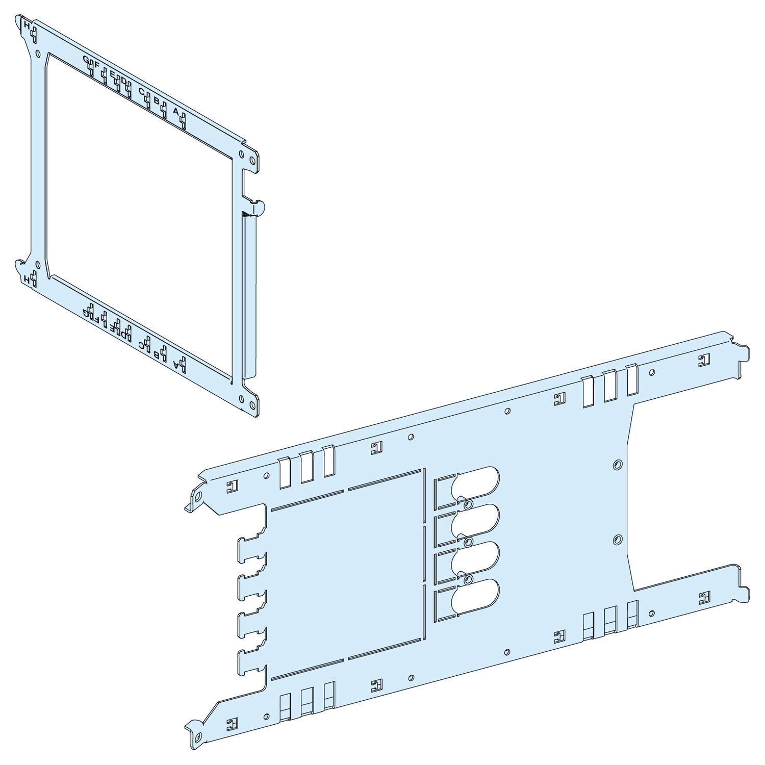 PrismaSeT P Active - Platine NSX100-250 - débro/chassis-3P4P horiz-tte