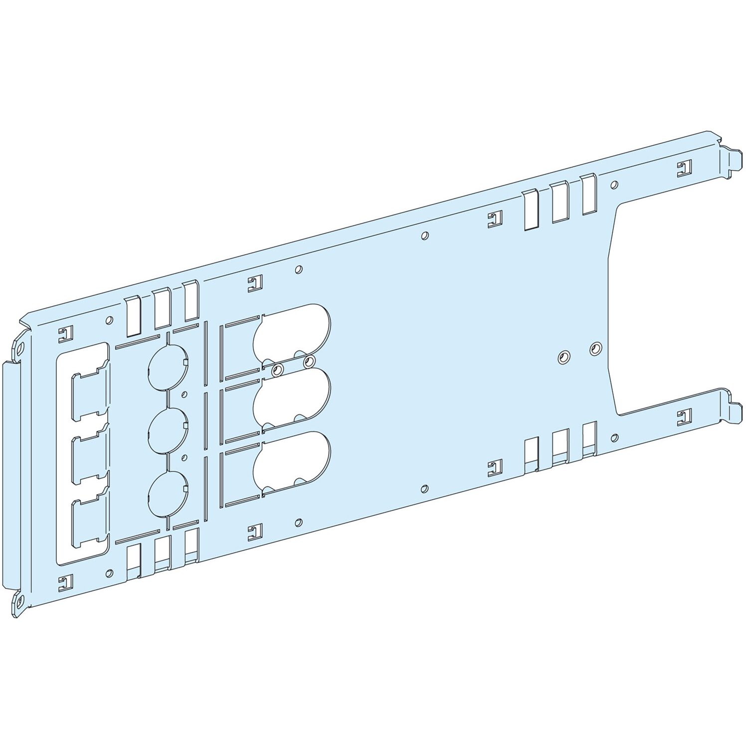PrismaSeT P Active - Platine NSX630 - fixe - 3P-horizont.-Cde rotat. M